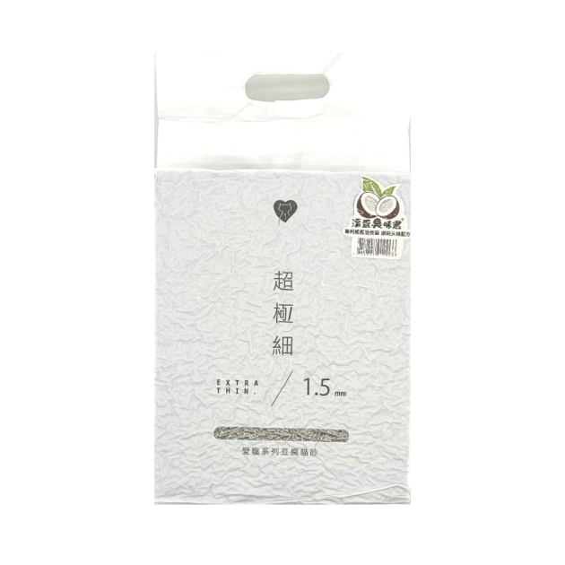 愛寵超極細豆腐砂真空包 6L 椰殼活性碳 1