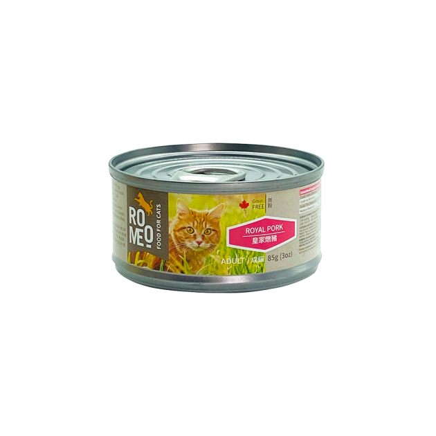 羅密歐主食貓罐-成貓-皇家燉豬 85g 1