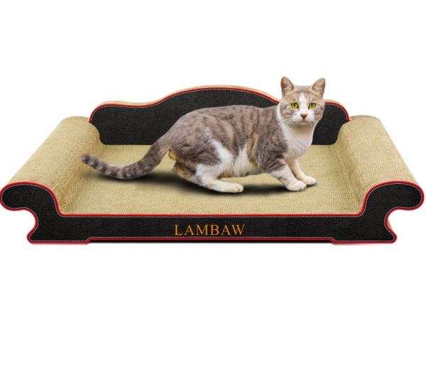 高背沙發型貓抓板(長80cm)